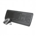 Keyboard and Mouse Trust Tecla-2 Black Wireless