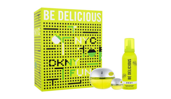 DKNY DKNY Be Delicious Eau de Parfum (100ml) (Edp 100 ml + Edp 7 ml + Shower Foam 150 ml)