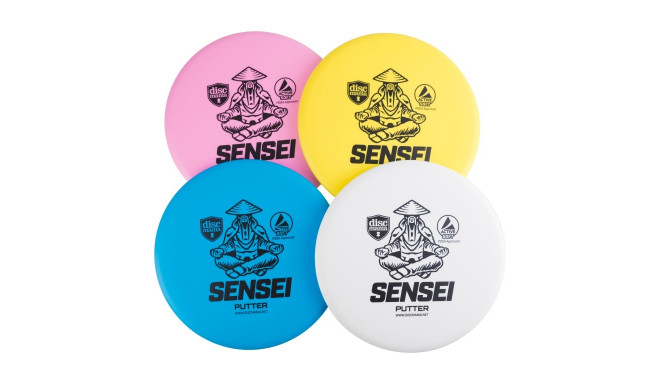 Discgolf target with discs DISCMANIA