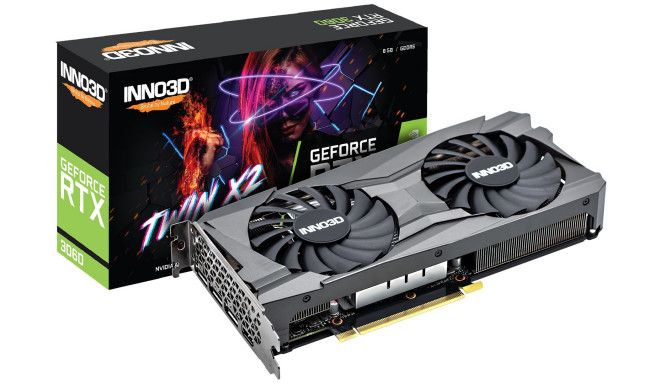 Inno3D GeForce RTX 3060 Twin X2 NVIDIA 8 GB GDDR6
