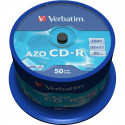 CD-R Verbatim AZO Crystal 50 gb. 700 MB 52x