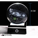 3D Laser Engraved Solar System