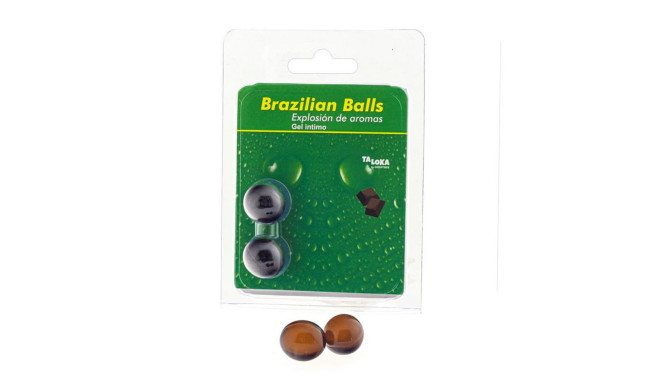 BRAZILIAN BALLS BALLS GEL INTIMO AROMA CHOCOLATE 1UN