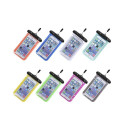 Waterproof bag for mobile phone with plastic closing - orange