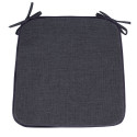 Chair pad SUMMER 39x39cm, dark grey