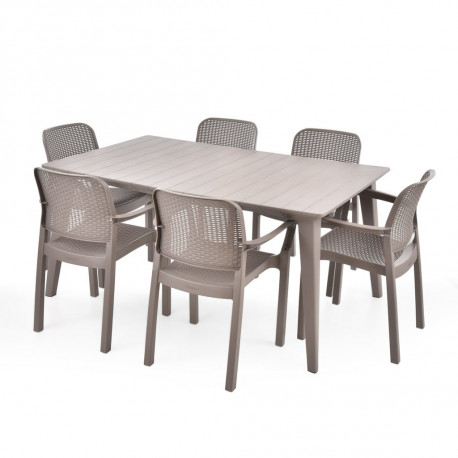Aiamööbli komplekt HECHT SAMANA SET BEIGE 6
