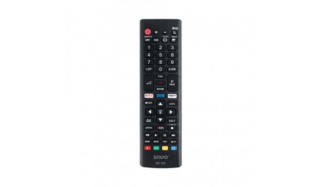 SAVIO Universal remote controller/replacement for LG TV RC-05 IR Wireless