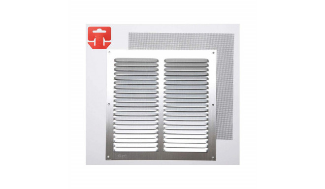 Grille Fepre Mosquito net Aluminium Chromed (25 x 25 cm)