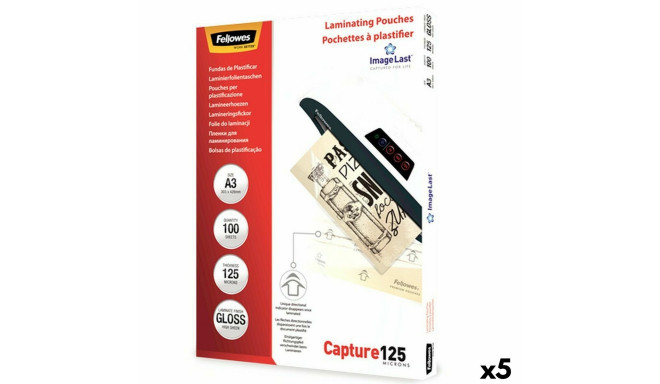 Laminating Pouches Fellowes 100 Pieces Transparent A3 (5 Units)