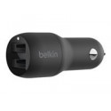 BELKIN Dual USB-A Car Charger 12W X2 BLK
