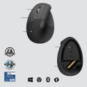 Logitech mouse Lift for Business Left, graphite