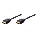 ASSMANN HDMI cable High Speed with Ethernet TYP A 1.4 AWG32 golded M/M 2xshielded black/grey 5,0m