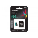 ADATA 64GB Micro SDXC UHS-I U3 V30S A2 + Adapter