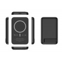 Power Bank VEGER MagOn Kick with wireless charging support MagSafe 15W- 5 000mAh PD 20W black (V0553