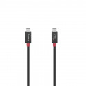 Hama Essential, USB-C - USB-C, 40 Gbit/s, 5A, 240W, 1m, must - Kaabel
