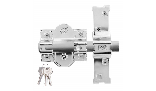 Turvalukk Fac 301-r/80 b nikkel Teras 80 mm 70 mm