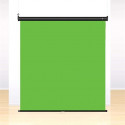 StudioKing taust Wall Pull-Down Green Screen FB-180200WG 180x200cm, chroma green