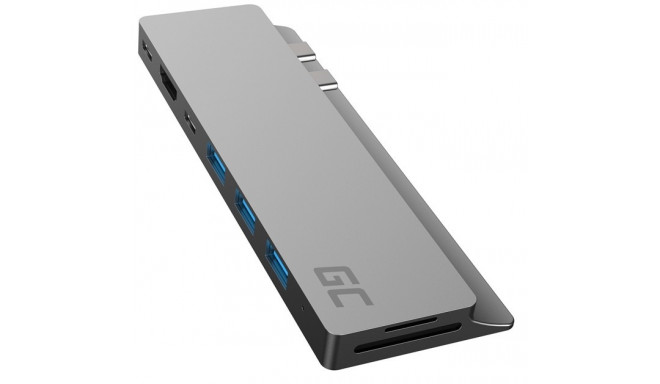 Green Cell USB-C hub Connect60 8in1 Thunderbolt (AK75)