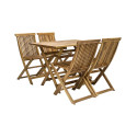 Garden furniture set FINLAY table and 4 chairs