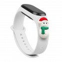 Fusion Xmas Snowman kellarihm Xiaomi Mi Band 3 | 4 valge
