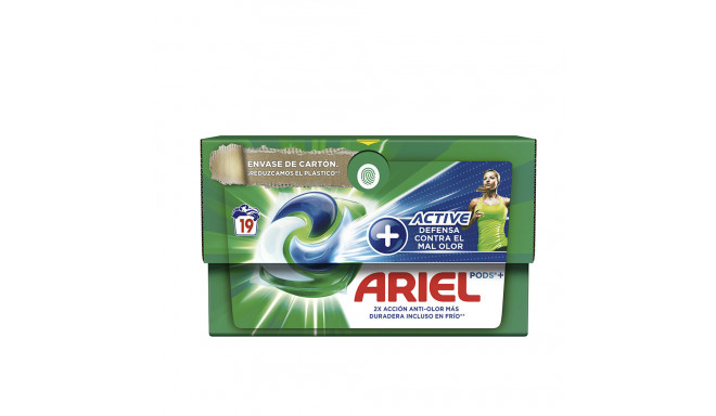 ARIEL PODS ODOR ACTIVE 3en1 detergente 19 cápsulas