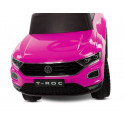 Jeździk dla rocznego dziecka Volkswagen T-Roc różowy