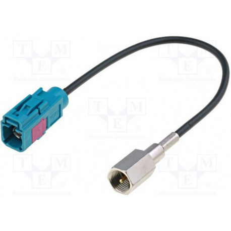 Antenna adapter;FME male,Fakra jack;on wire;0.15m