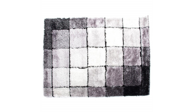 Ковер DKD Home Decor 160 x 230 x 2 cm Чёрный полиэстер Белый фотографии