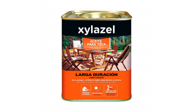 Teak oil Xylazel Long lasting Oak 750 ml Matt