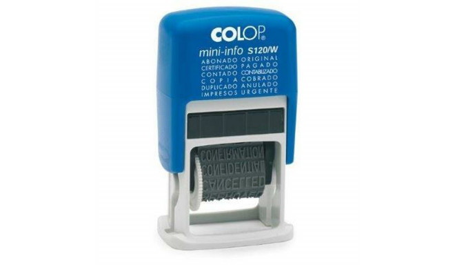 Stamp Colop S120/W 4 x 20 mm Blue