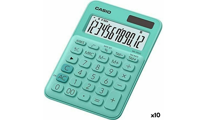 Калькулятор Casio MS-20UC Зеленый 2,3 x 10,5 x 14,95 cm (10 штук)