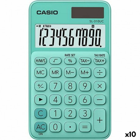 Kalkulaator Casio SL-310UC Roheline (10 Ühikut)