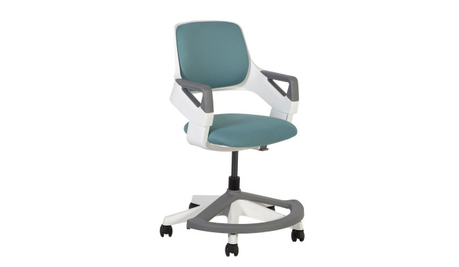 Children's chair ROOKEE teal blue