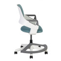 Children's chair ROOKEE teal blue