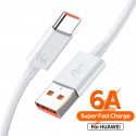 Huawei Super Charge 6A | 66W andmekaabel 1m valge (OEM)