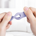 Crong Silicone Case with Key Ring - Apple AirTag Keyring (lavender)