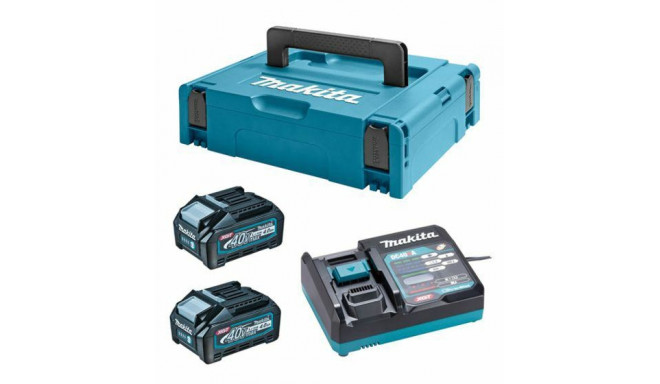 Battery and charger set MAKITA 40V Max XGT 2x4.0Ah