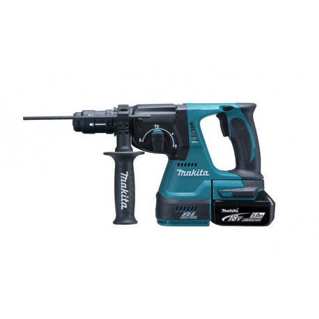 MAKITA. HAMMER DRILL 18V DHR243RTJ 2J 2x5.0Ah + HANDLE