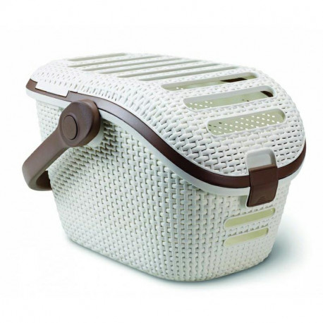 Crate for transporting farm animals 51x38x33cm cream 3253920616012