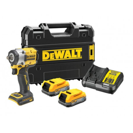 DEWALT. IMPACT WRENCH 1/2" 18V DCF921E2T 406Nm 2x1.7Ah POWERSTACK