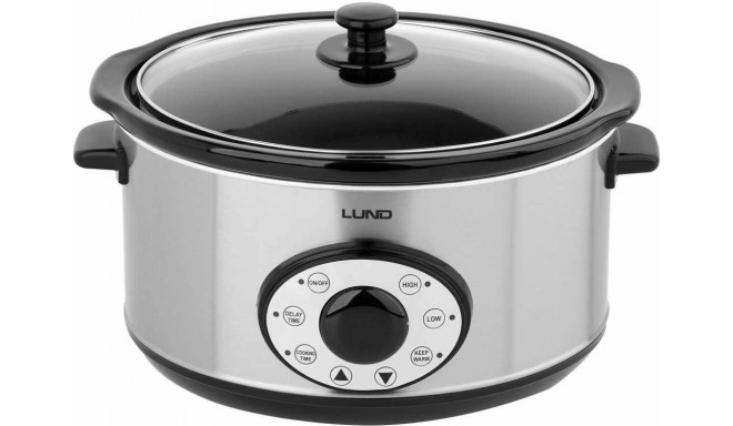 LUND SLOW COOKER 280W 4.5L WITH TIMER