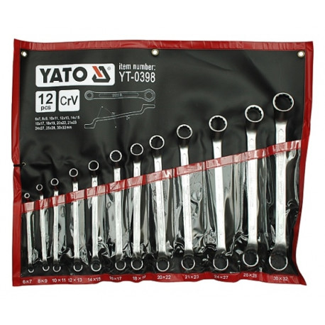 "YT.BENT RING WRENCH 12pcs.ET.SAT."