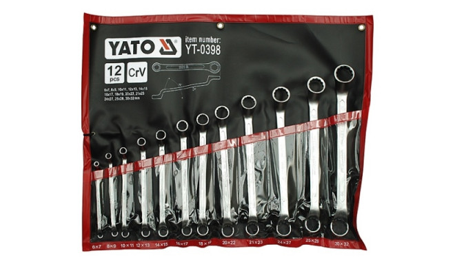 "YT.BENT RING WRENCH 12pcs.ET.SAT."