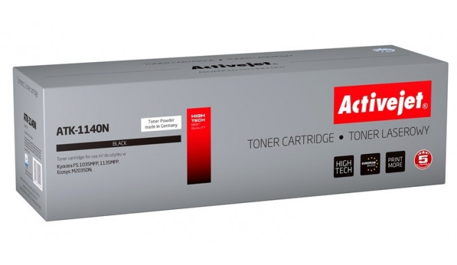 Activejet ATK-1140N Toner (replacement for Kyocera TK-1140; Supreme; 7200 pages; black)