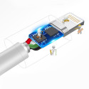 Dudao kabel USB / Lightning 3A 1m bílý (L1L bílý)