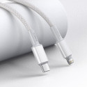 Baseus USB Type C cable - Lightning Fast Charging Power Delivery 20 W 1 m white (CATLGD-02)