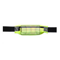 Sport belt with case and light ART APS-01G green