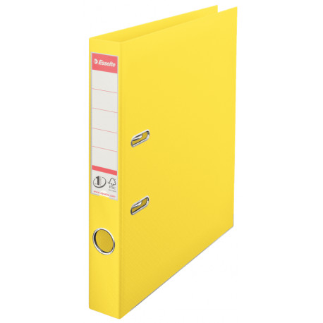 Registraator A4 50mm kollane PP Esselte No.1 Power Vivida