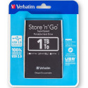 VERBATIM EXTERNAL HDD 1TB 2,5 USB 3.0 BLACK 53023