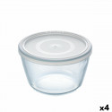 Круглая коробочка для завтраков с крышкой Pyrex Cook & Freeze 1,1 L 15 x 15 x 10 cm Прозрачный Силик